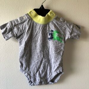 Burberry Baby Gray Green Bodysuit 3 M